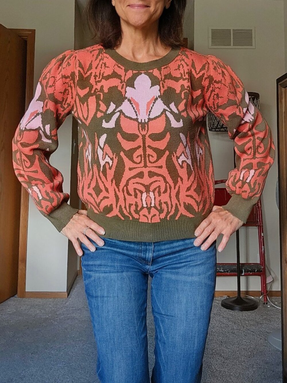 Patterned sweater Voy